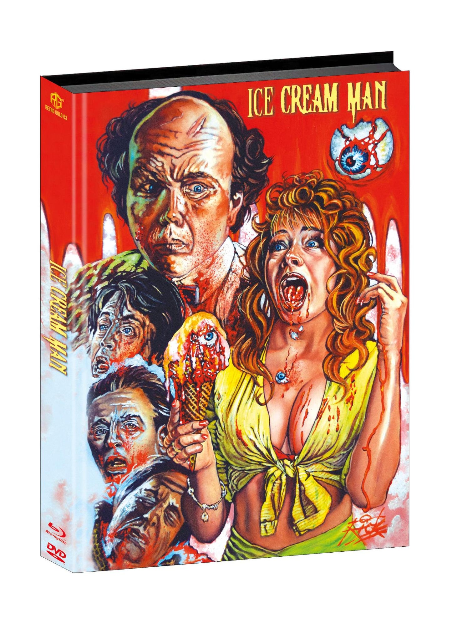 Ice Cream Man Bluray Special Edition Mediabook Cover A (German Import)