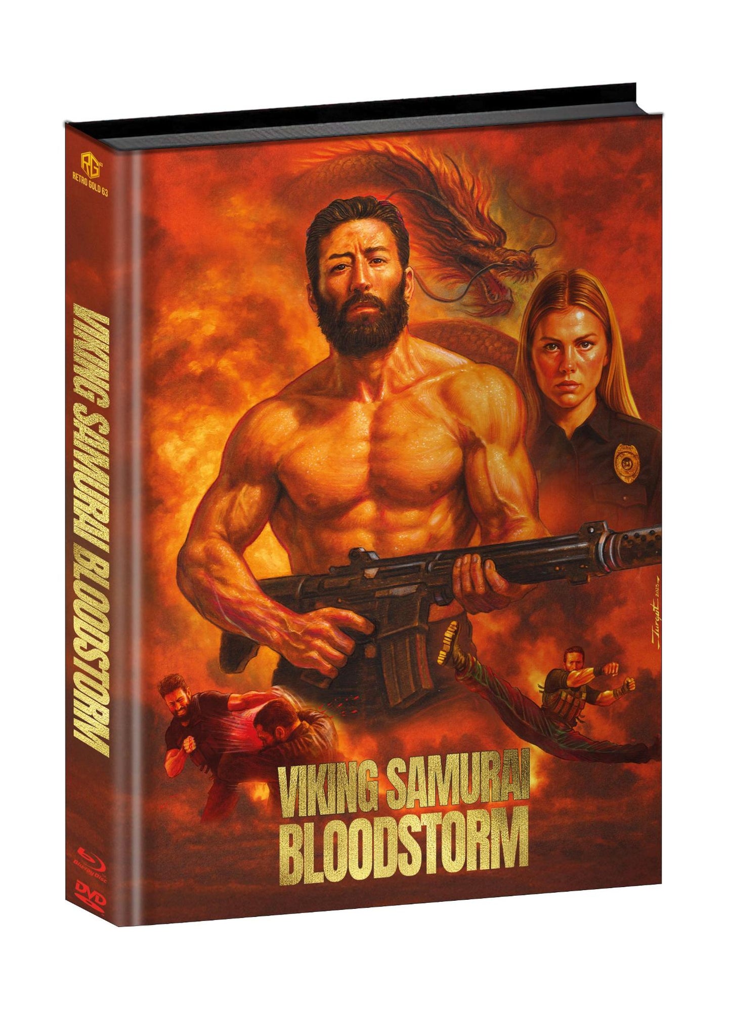 Bloodstorm Bluray Special Edition Mediabook Cover E (German Import)