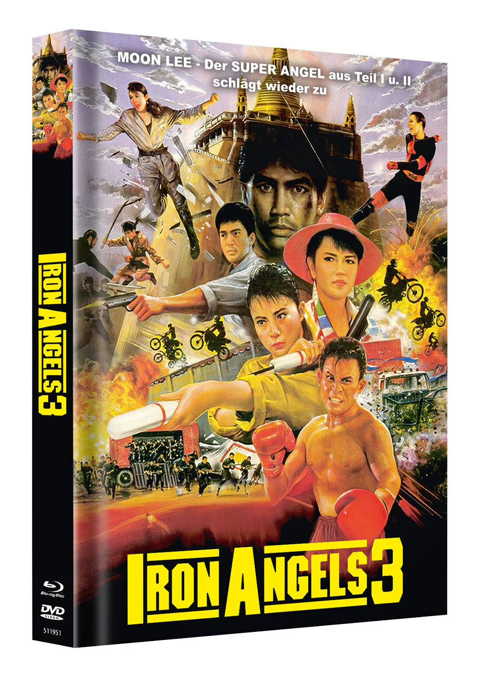 Iron Angels 3 Uncut Bluray Special Edition Mediabook Cover A (German Import)